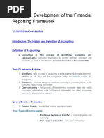 Module 1: Development of The Financial Reporting Framework