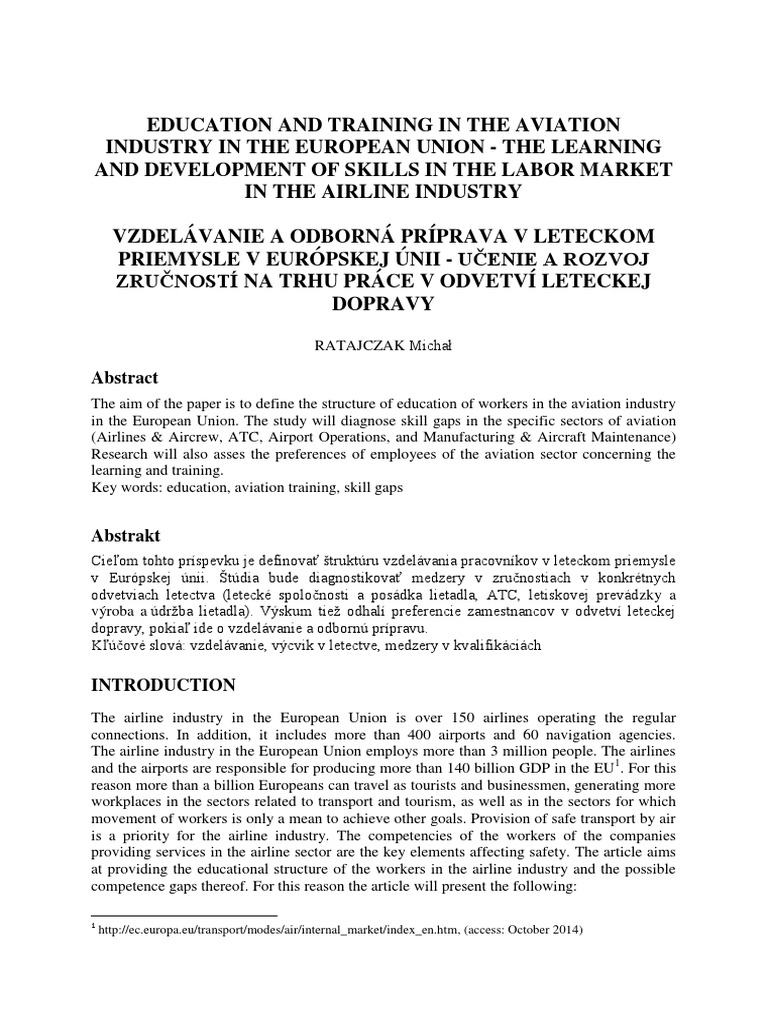 Ratajczak | PDF | Airport | Aviation