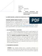 Demanda de Autorización para Disponer Bienes de Incapaz