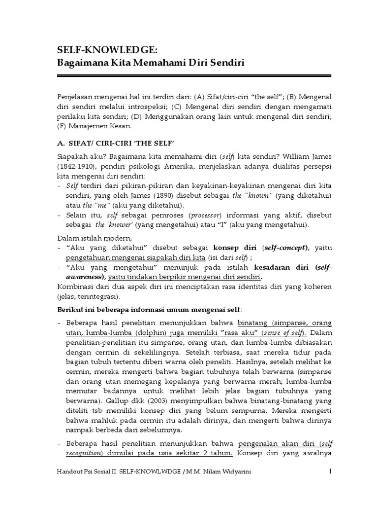 Bab 5 self knowledge pdf