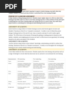 Classroom Assessment