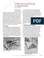 A Better 2-D Mechanical Energy Conservation Experiment