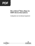 Menu Maps For HART Device Descriptions Supplement (2012)