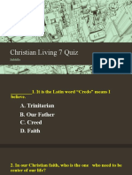 Christian Living 7 Quiz 3rd Quarter