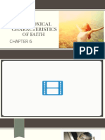 Chapter 6 Paradoxical CharacteristicS of Faith
