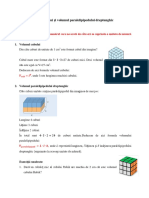 Volumul Cubului Si Volumul Paralelipipedului Dreptunghic