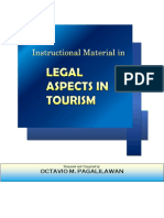LEGAL ASPECTS IN TOURISM Module PDF
