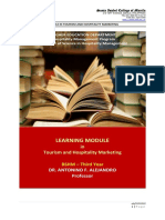 Hospitality and Tourism Marketing Module 4 PDF