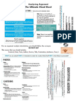 Analysing Arguments: The Ultimate Cheat Sheet