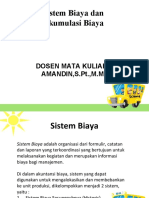 Sistem Biaya Dan Akumulasi Biaya