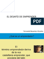 El Desafío de Emprender: Fernando Basantes-Vizcaíno