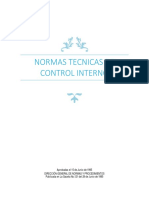Normas Tecnica de Control Interno NTCI N