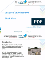 Block Work-LLD