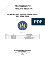 Pengukuran Radius Dengan Rol Dan Bola Baja