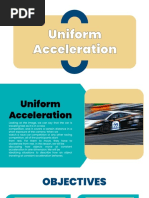 Uniform Acceleration