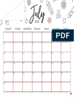 Printable July 2023 Calendar 33