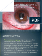 Emergency Treatment in Eye Chemical Injury