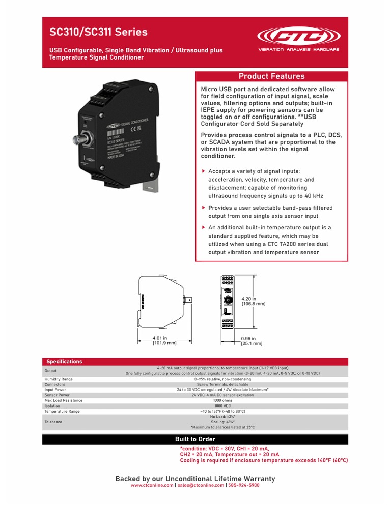 SC310 SC311Series Datasheet | PDF