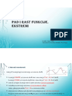 Intervali Monotonosti. Ekstremi