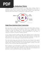 Single Phase Induction Motor and Stepper Motor