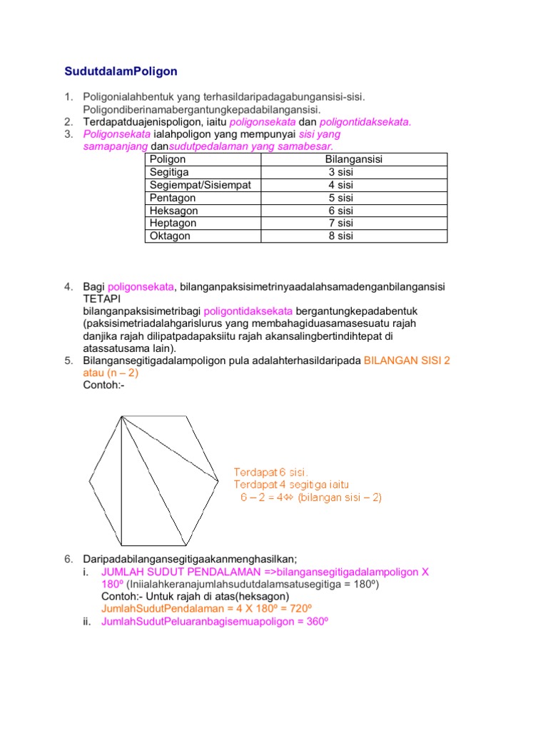 Sudut Dalam Poligon Pdf