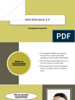 Sociology # 5