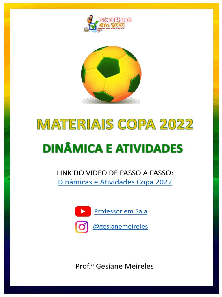 Material Copa 2022 | PDF | Copa do Mundo FIFA | Futebol