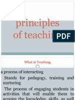 Principles of Teaching