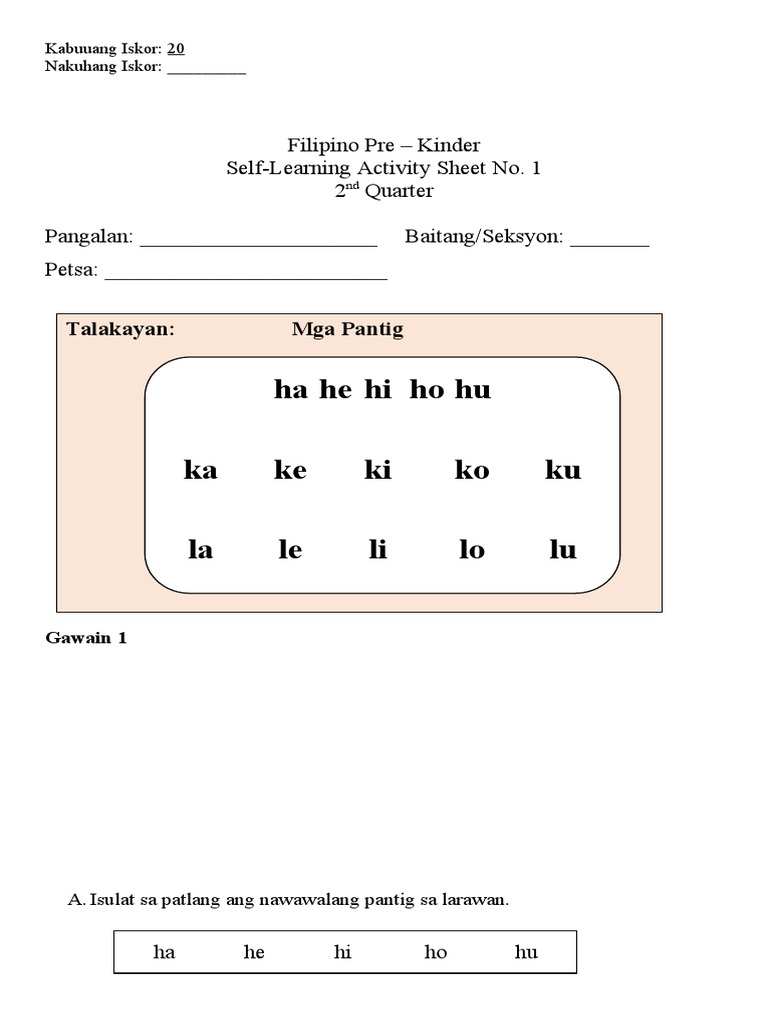 Qt2 Act. 1 Pantig | PDF