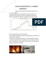 GHContaminación Atmosférica y Cambio Climático