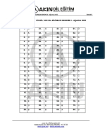 Turkiye Geneli Yokdil Sosyal Bilimler Deneme II 2022 02 Agustos 2022 Cevap Anahtar