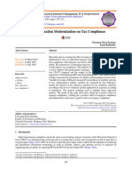 Effect of Taxation Modernization On Tax Compliance: International Research Journal of Management, IT & Social Sciences