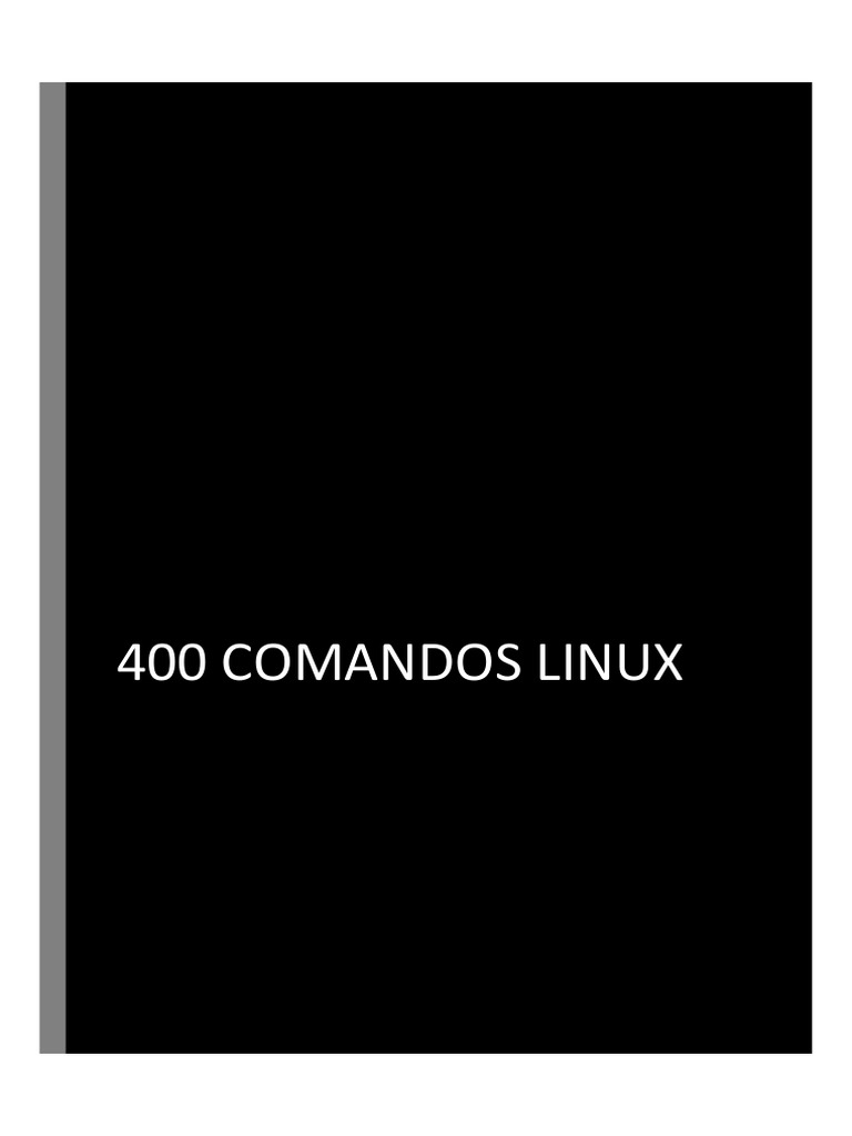 4OO Comandos Linux PDF