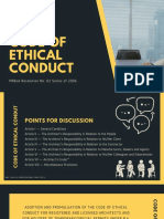 Ar 414 Code of Ethical Conduct Expanded Lecture