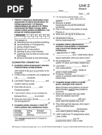 Focus 2 2ed Test Unit 4 ANSWERS | PDF