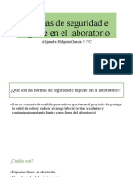 Normas de Seguridad e Higiene en El Laboratorio