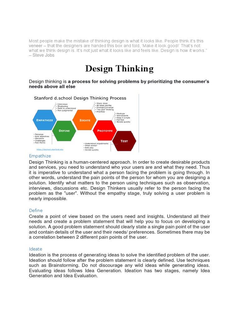 Chapter 7 Design Thinking Class 8 | PDF | Design Thinking | Thought