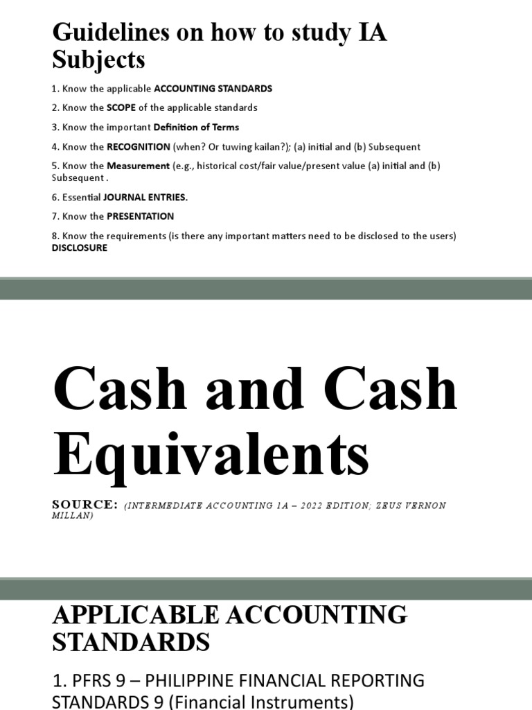 Cash and Cash Equivalents PDF United States Treasury Security