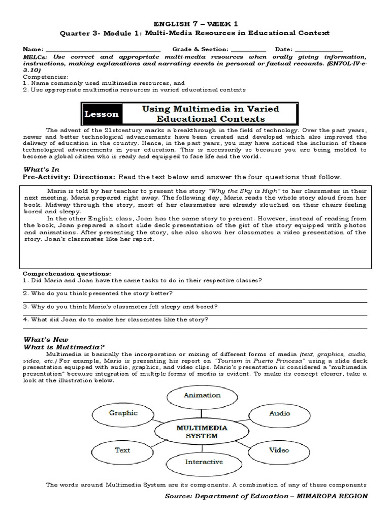 Week 1 Pdf Infographics Multimedia