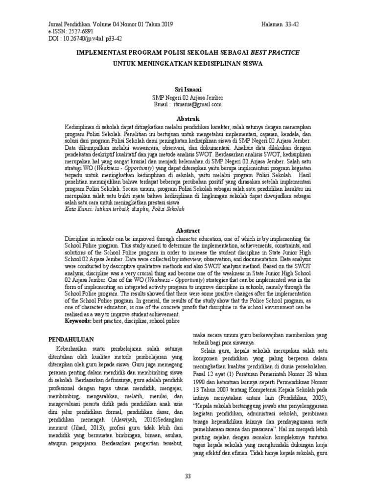 Contoh artikel best practice untuk jurnal 1 pdf