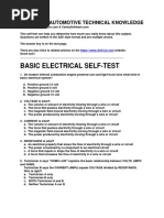 Self-Test Electrical Basics