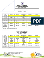 Class Schedule Limitedf2f