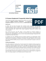 D-Cinema FAQs Release FIAF 2012 V1.1