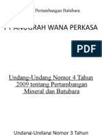 Dasar Hukum Pertambangan Batubara