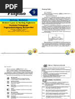 3rd Quarter Module Sa Filipino 9 Aralin 3 | PDF