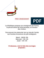 Information Prêt Enseignant