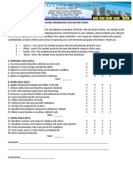 Work Immersion Evaluation Sheet