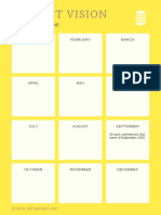 Project Vision - 12 Month Project Planner