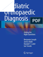 Paediatric Orthopaedic Diagnosis Asking The Right Questions by Benjamin Joseph, James Robb, Randall T Loder, Ian Torode (Auth.)