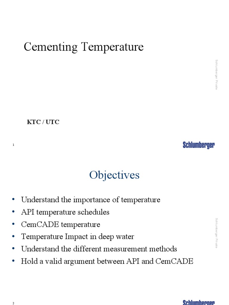 Cementing Temperature Analysis in Deep Water | PDF | Sea | Temperature